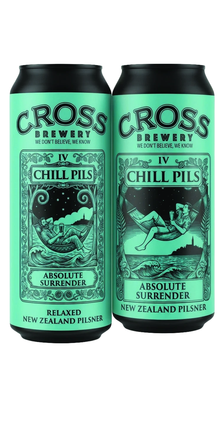 Cross Brewery CHILL PILS — original packaging
