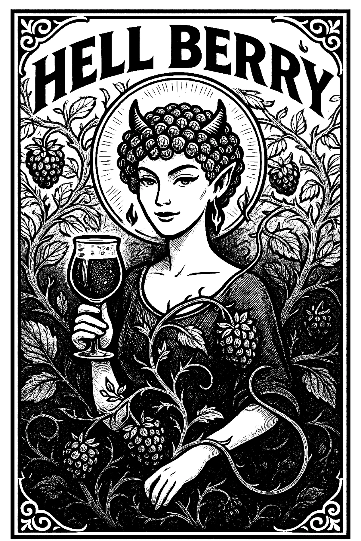 Tarot illustration — HELL BERRY