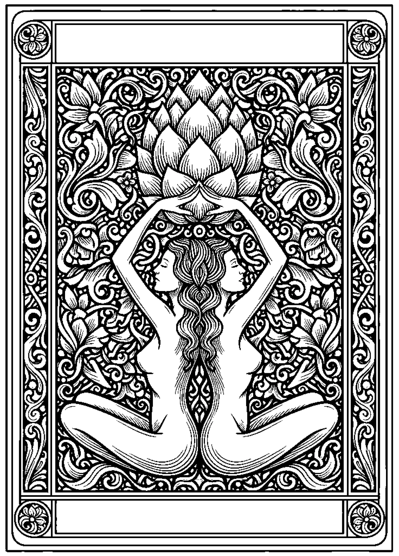 Tarot illustration — KAMA CITRA